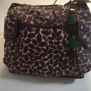 Lucky Leather and Canvas Boho style Bag